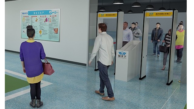 工廠防泄密查手機(jī)別再用金屬安檢門了,手機(jī)探測門讓檢測更精準(zhǔn)